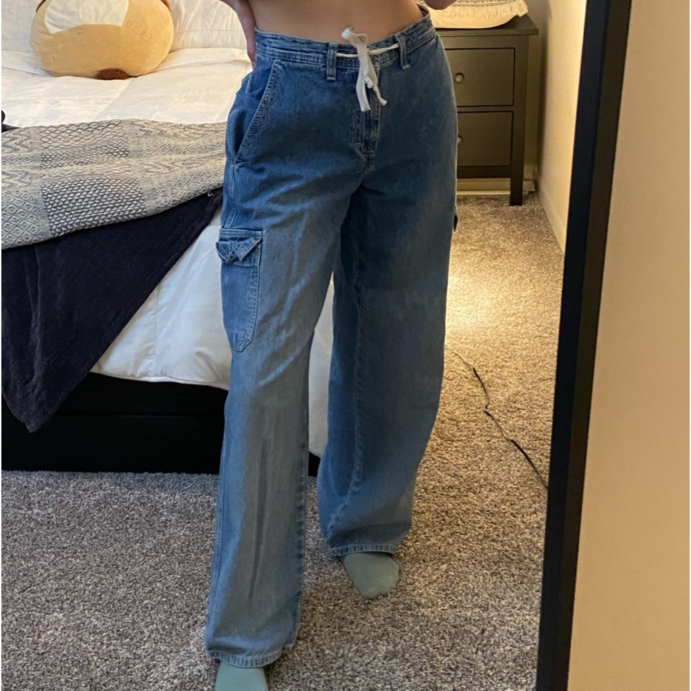 vintage american eagle cargo jeans